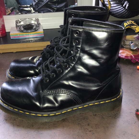 doc martens vegan leather boots
